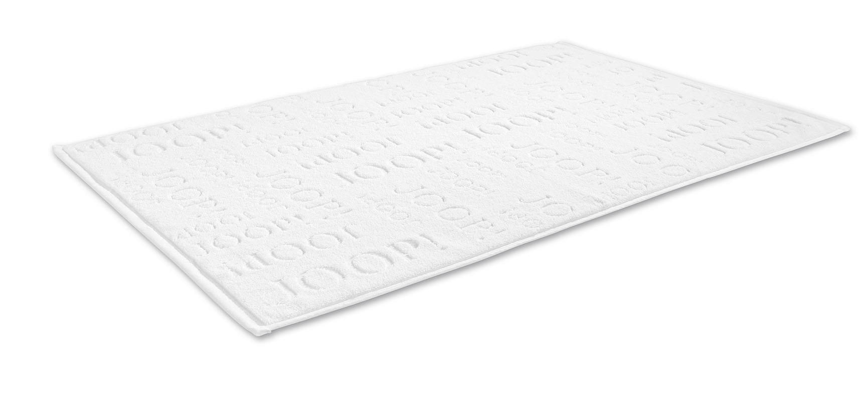 BADTEPPICH REPEAT Weiß 55/85 cm  - Weiß, Basics, Textil (55/85cm) - Joop!