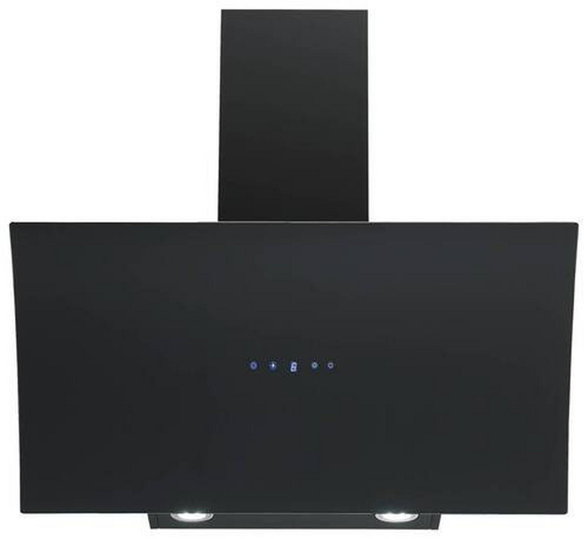 DUNSTABZUGSHAUBE CH55090SA++  - Schwarz, Trend, Kunststoff/Metall (90/80,5-118,5/40,2cm) - Respekta