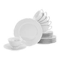 KAFFEESERVICE Maria Theresia Weiss 18-teilig  - Weiß, Basics, Keramik - Creatable