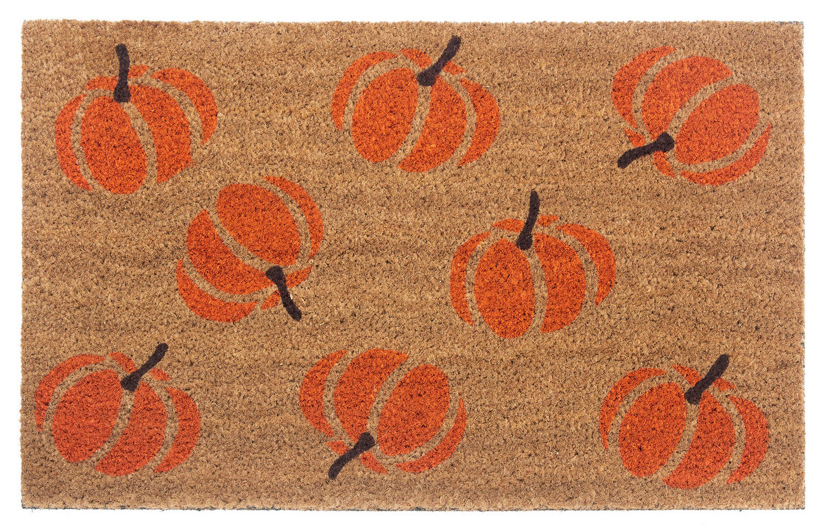 KOKOSMATTE  45/75 cm  Orange, Hellbraun  - Hellbraun/Orange, Basics, Naturmaterialien/Kunststoff (45/75cm)