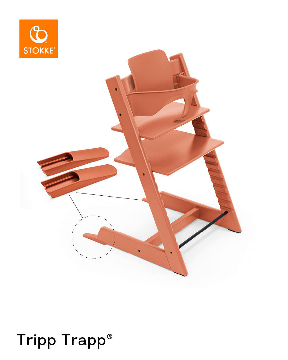 HOCHSTUHLBÜGEL Tripp Trapp Baby Set²  - Terracotta, Basics, Kunststoff (43/19/22cm) - Stokke