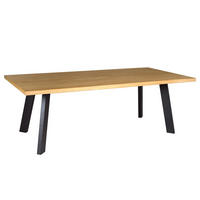 SOFFBORD i trä 130/65/45 cm  - svart/ekfärgad, Modern, metall/trä (130/65/45cm) - Niels Andersson