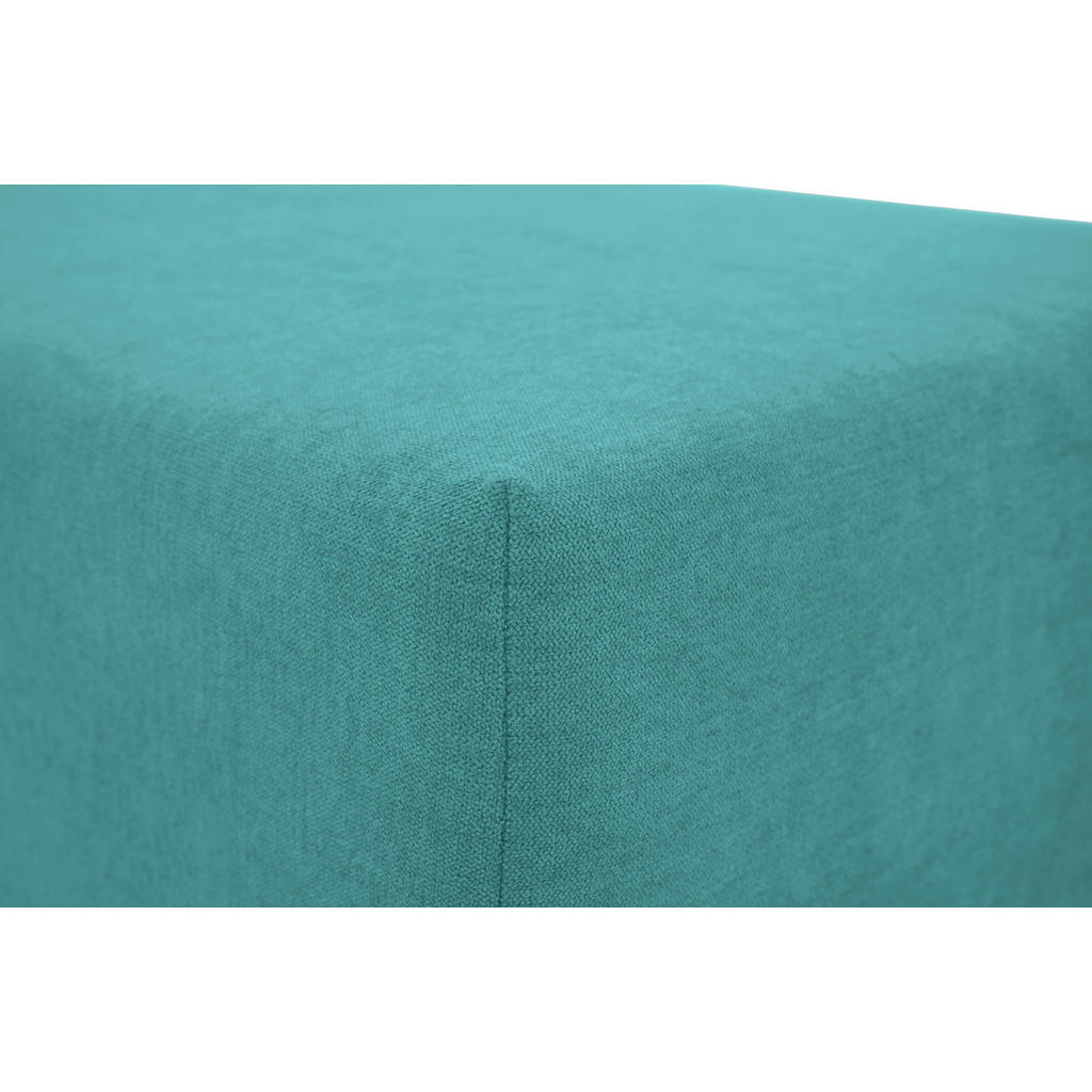 Thumbnail - Mid.you Ecksofa, Petrol, Textil, Uni, Füllung: Schaumstoff, L-Form, einmalig seitenverkehrt montierbar, 248x178 cm, Made...