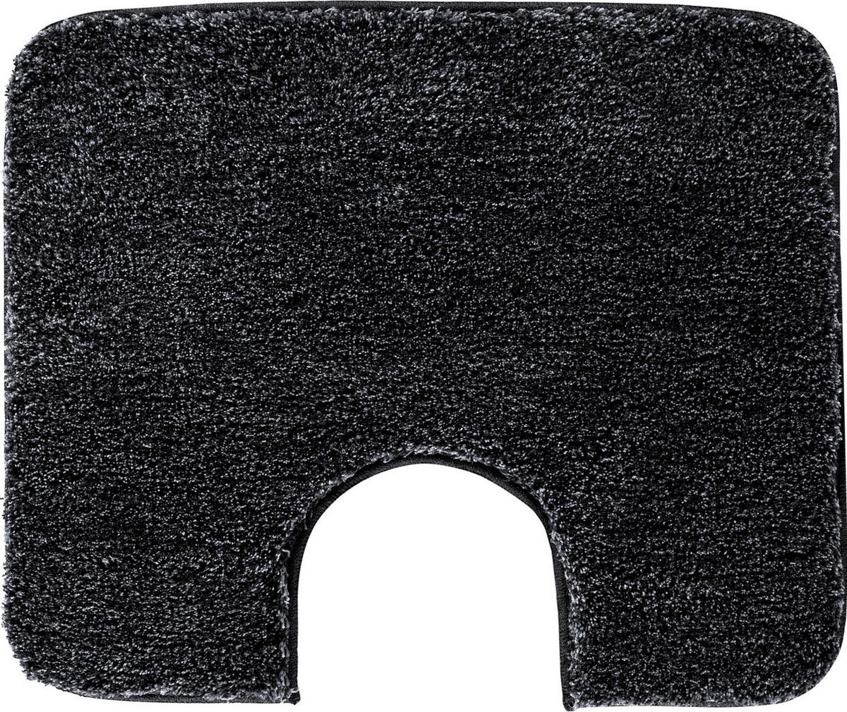 WC PŘEDLOŽKA, 50/60 cm - antracitová, Basics, textil/plast (50/60cm) - Grund