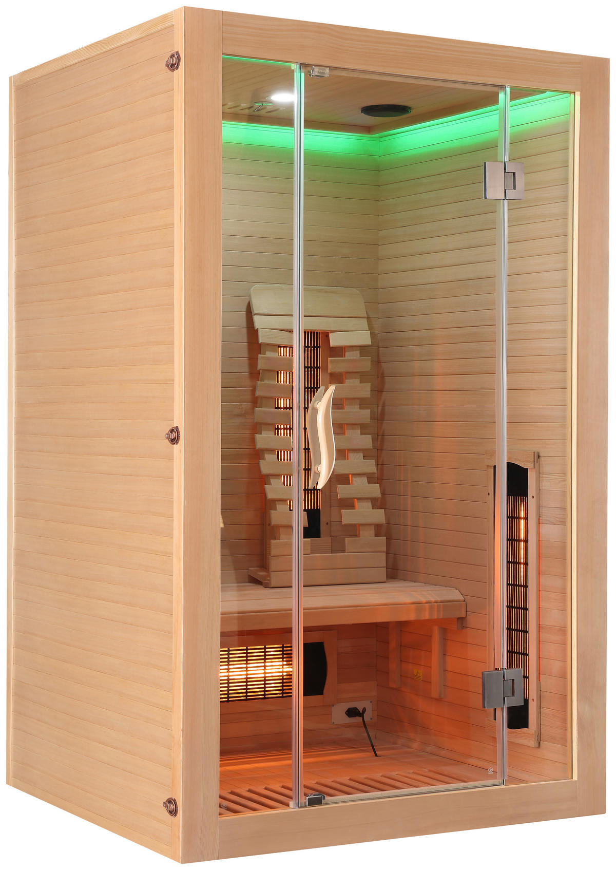 INFRAROTKABINE MALMÖ HEMLOCK für 2 Personen Malmö Hemlock  - Naturfarben, Basics, Holz (120/190/105cm)