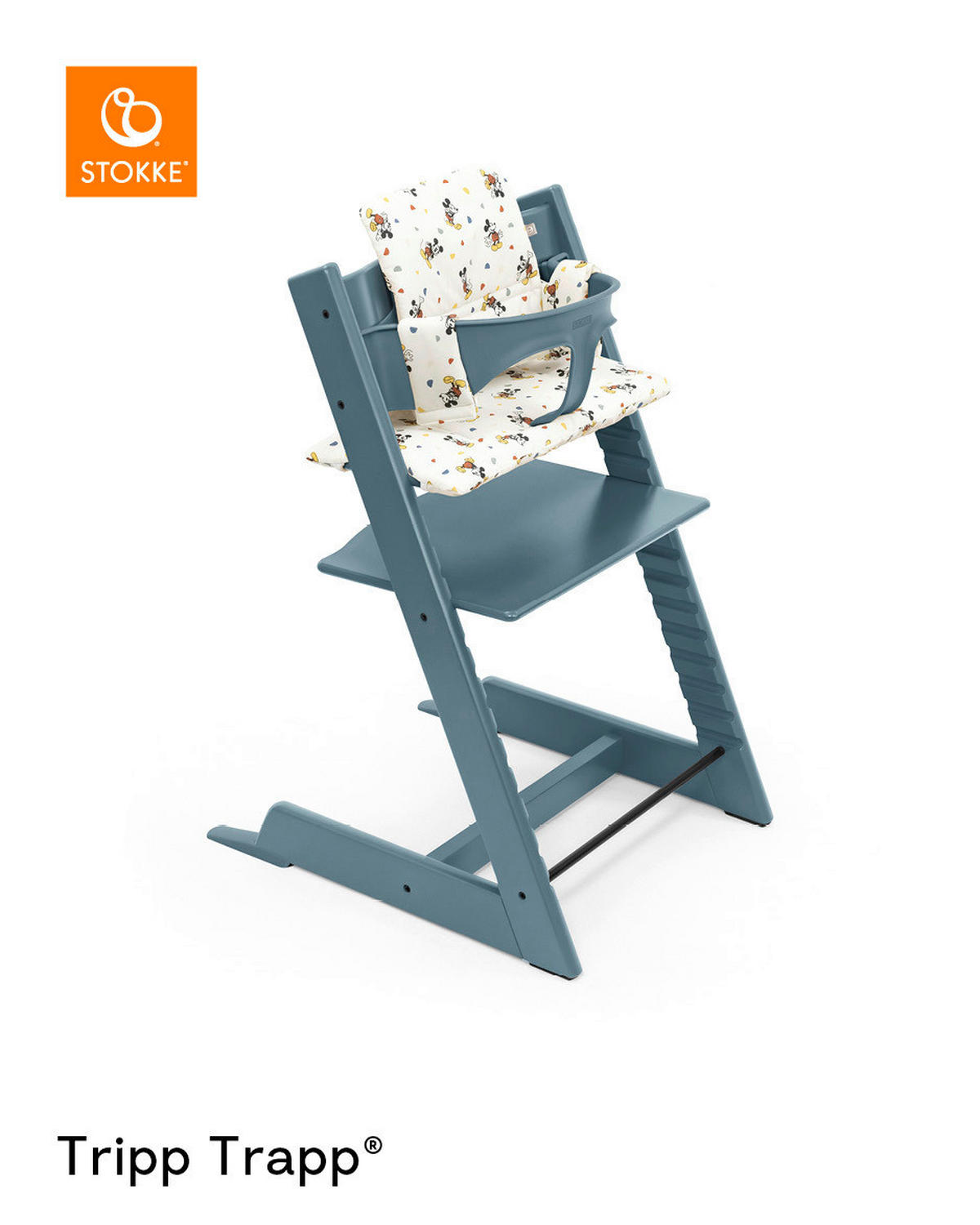 ULOŽAK ZA HRANILICU  Tripp Trapp  - bijela/višebojno, Basics, tekstil (28/21/7cm) - Stokke