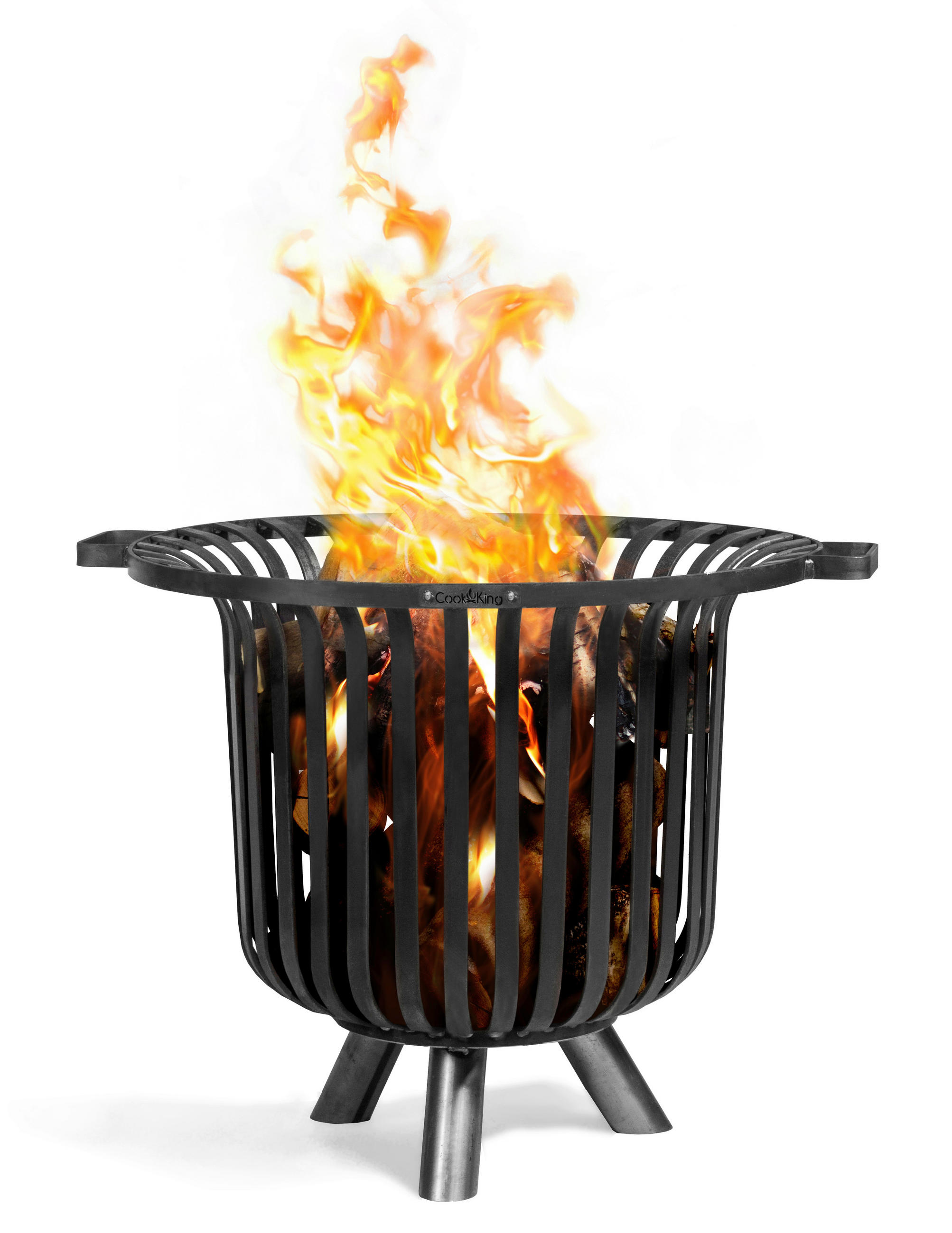 FEUERSCHALE  - Schwarz, Basics, Metall (60/52cm) - Ambia Garden