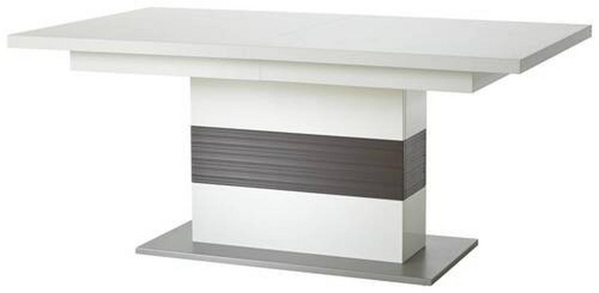 MATBORD i trämaterial 180/100/77 cm   - vit/silver, Design, trämaterial (180/100/77cm) - Livetastic