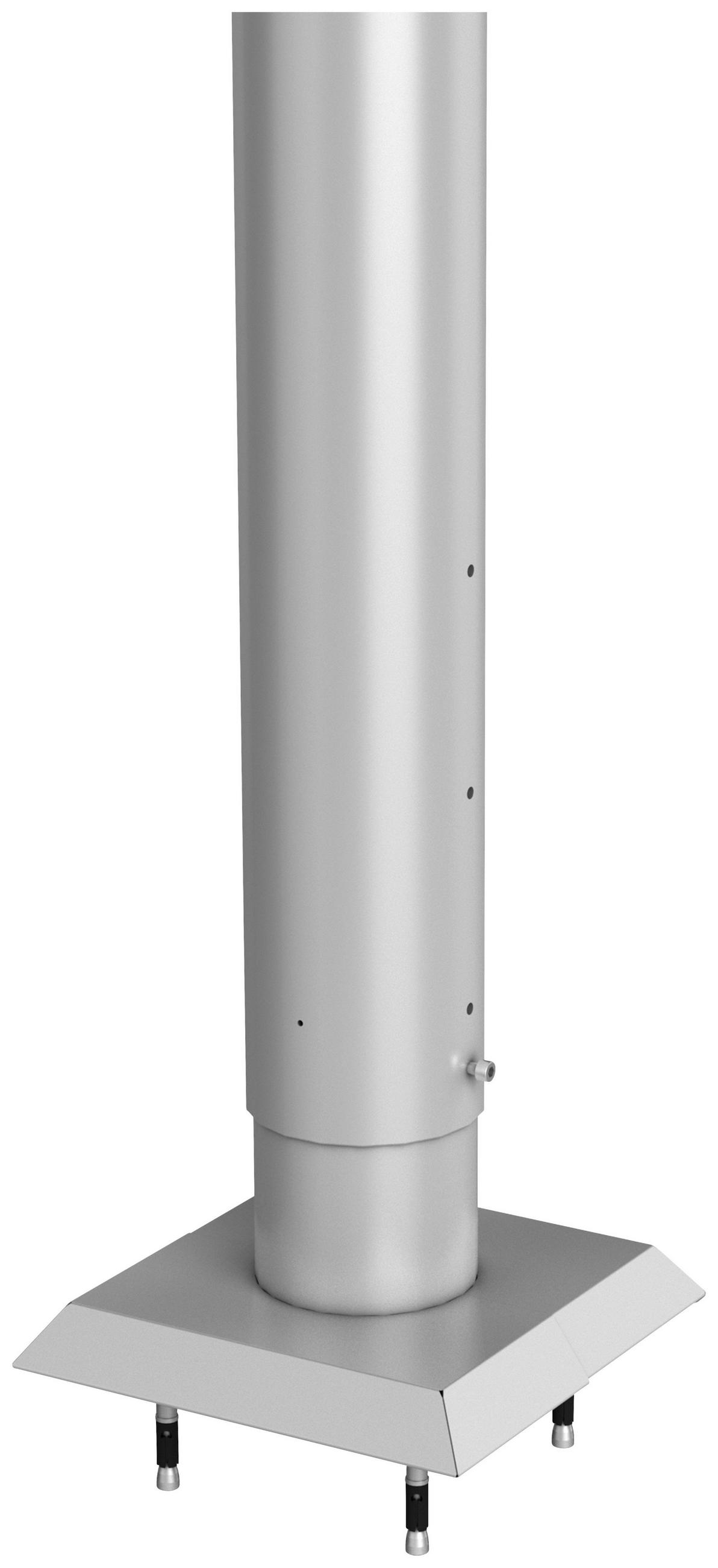 STEHER zum Andübeln Metall  - Silberfarben, Basics, Metall (21/140-165/21cm) - Biohort