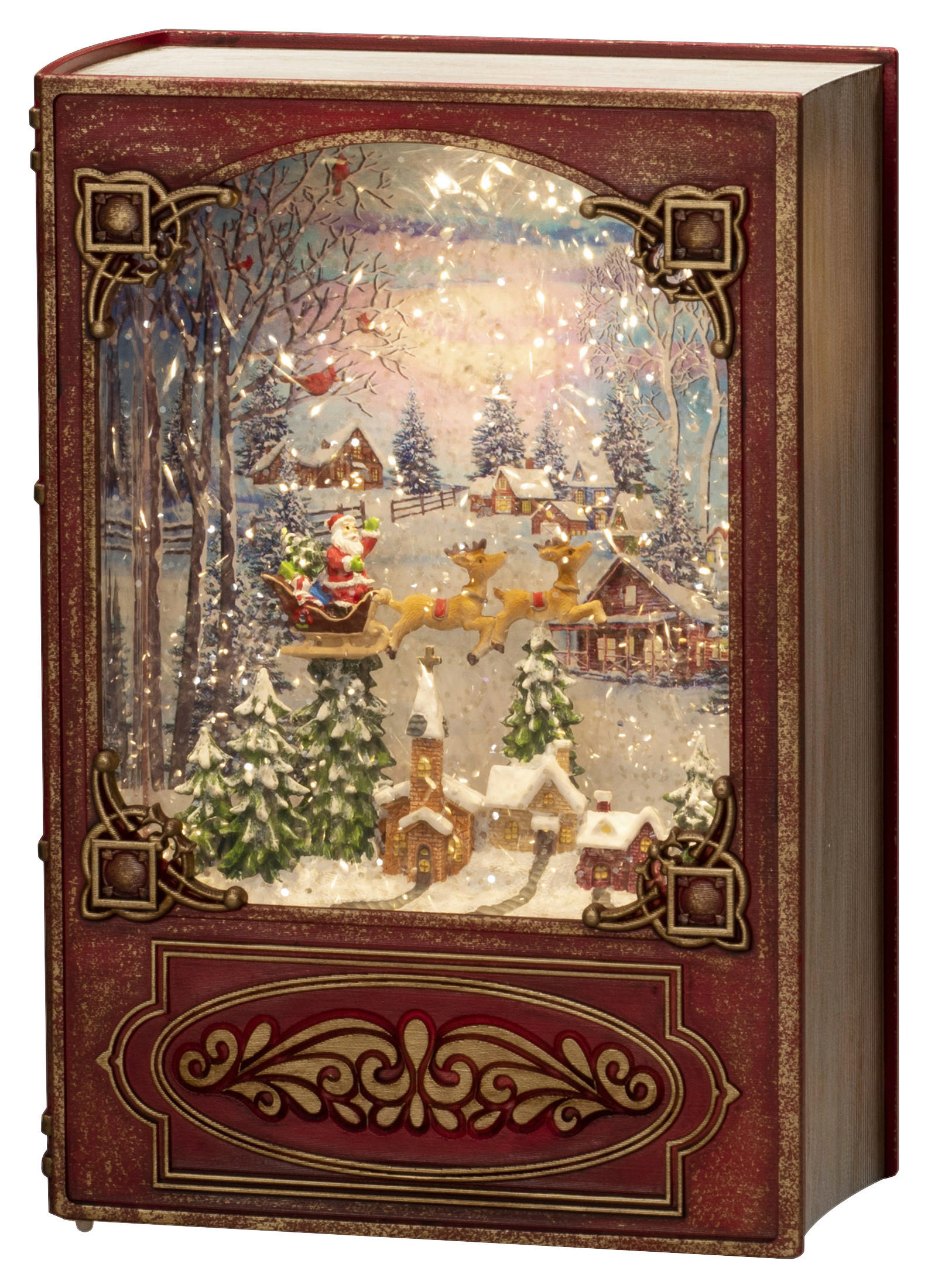 LED-DEKOLEUCHTE  - Rot, KONVENTIONELL, Kunststoff (15,9/11/23,5cm)