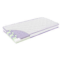 KINDERMATRATZE Schmetterling, Höhe ca.  - Violett/Weiß, Basics, Textil (140/70/11cm) - Träumeland