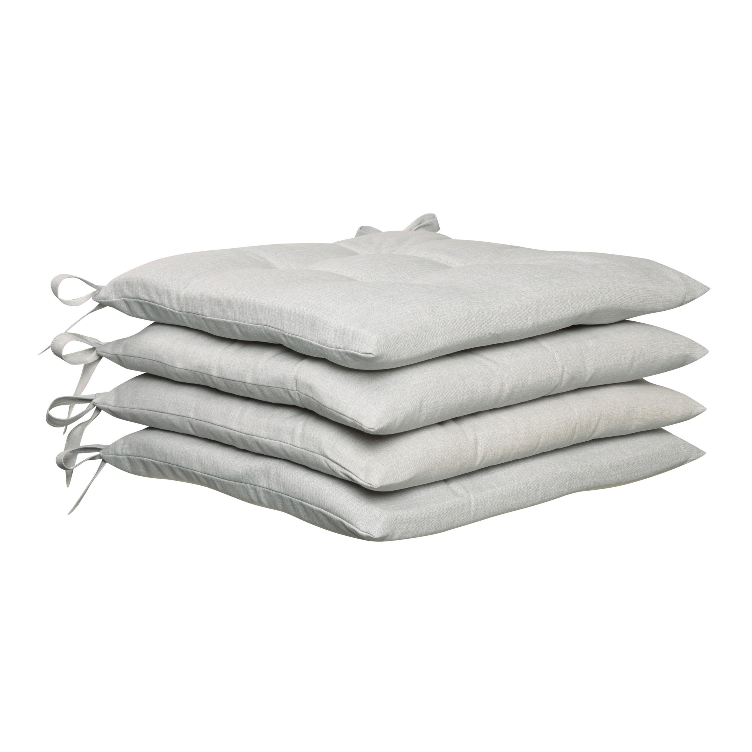 SITZKISSENSET 40/40 cm  - Hellgrau, Basics, Textil (40/40cm) - Peyer Syntex