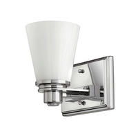 BADEZIMMER-WANDLEUCHTE Elstead Avon 18.4/19.1/15.9 cm   - Chromfarben, KONVENTIONELL, Glas/Metall (18.4/19.1/15.9cm) - Elstead Lighting