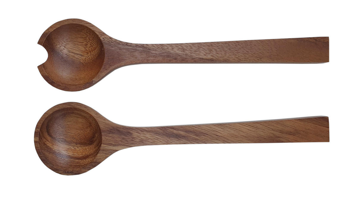 SALATBESTECK  - Akaziefarben, Natur, Holz (30cm) - Homeware Profession.