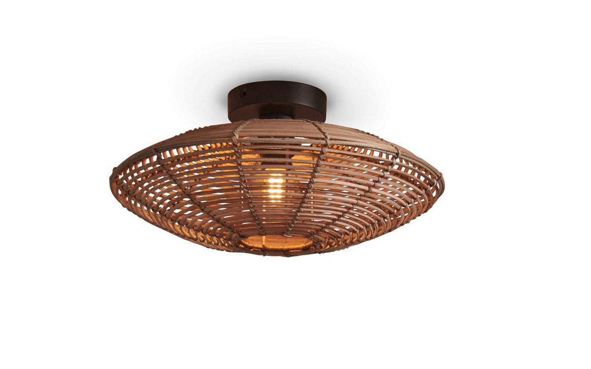 TAKLAMPA GOOD&MOJO 40/40/10 cm  - naturfärgad, Trend, trä (40/40/10cm) - Good & Mojo