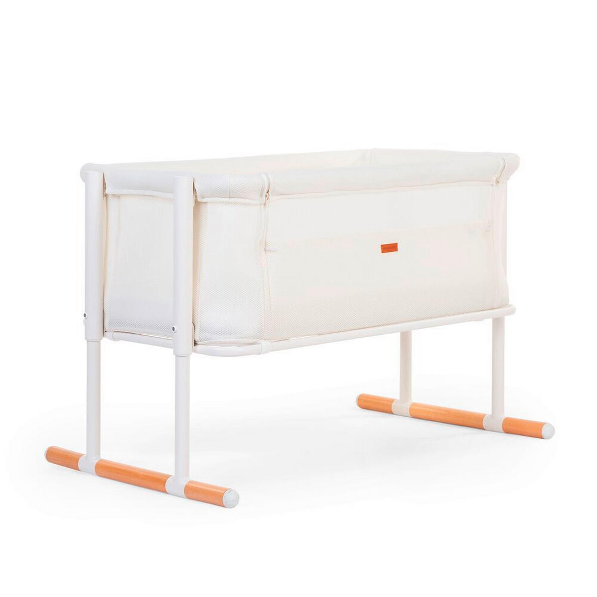 BEISTELLBETT   - Weiß/Naturfarben, KONVENTIONELL, Holz/Kunststoff (97/64/85cm) - Childhome