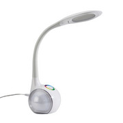 LED-SCHREIBTISCHLEUCHTE - Weiß, Trend, Kunststoff/Metall (13,5/11,5/52,5cm) - Boxxx