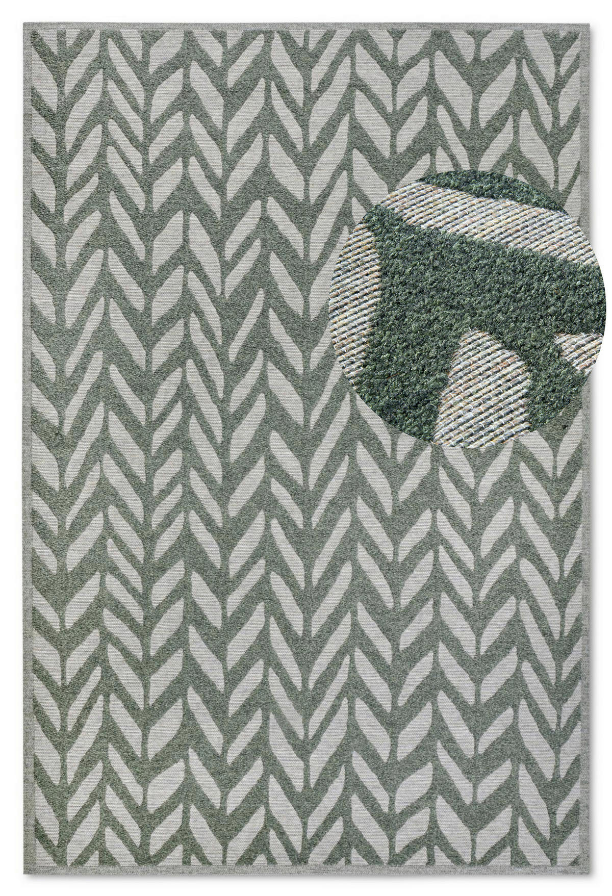 OUTDOORTEPPICH 160/230 cm Kollektion 1883 Waldgrün  - Waldgrün, Design, Kunststoff/Textil (160/230cm) - Villeroy & Boch