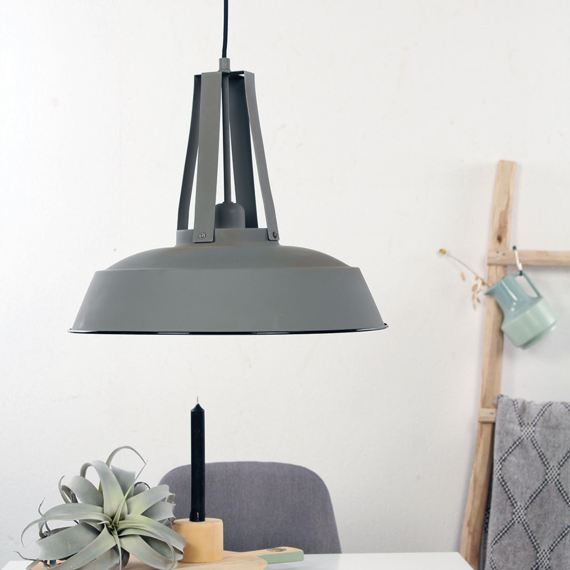 PENDELLEUCHTE 42/45-200/42 cm   - Grau, Trend, Metall (42/45-200/42cm)