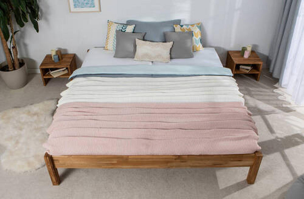 FUTONBETT 180/200 cm  in Naturfarben   - Naturfarben, MODERN, Holz (180/200cm) - MID.YOU
