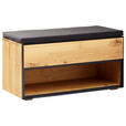 GARDEROBENBANK  in 85/44,8/38 cm  - Natur, Holz (85/44,8/38cm) - Linea Natura