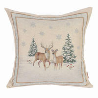 PREVLEKA ZA BLAZINO  NOEL FROST  45/45 cm       večbarvno  - večbarvno, Basics, tekstil (45/45cm)
