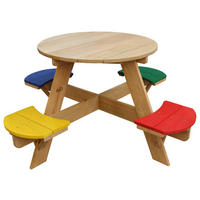 KINDER-GARTENSET Holz  - Multicolor, KONVENTIONELL, Holz (120/56/120cm) - Ambia Garden