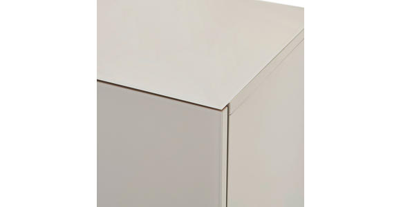 SIDEBOARD  180/99,7/42 cm 4 Schublade(n)  - Kaschmir/Schwarz, Design, Glas/Holzwerkstoff (180/99,7/42cm) - Novel