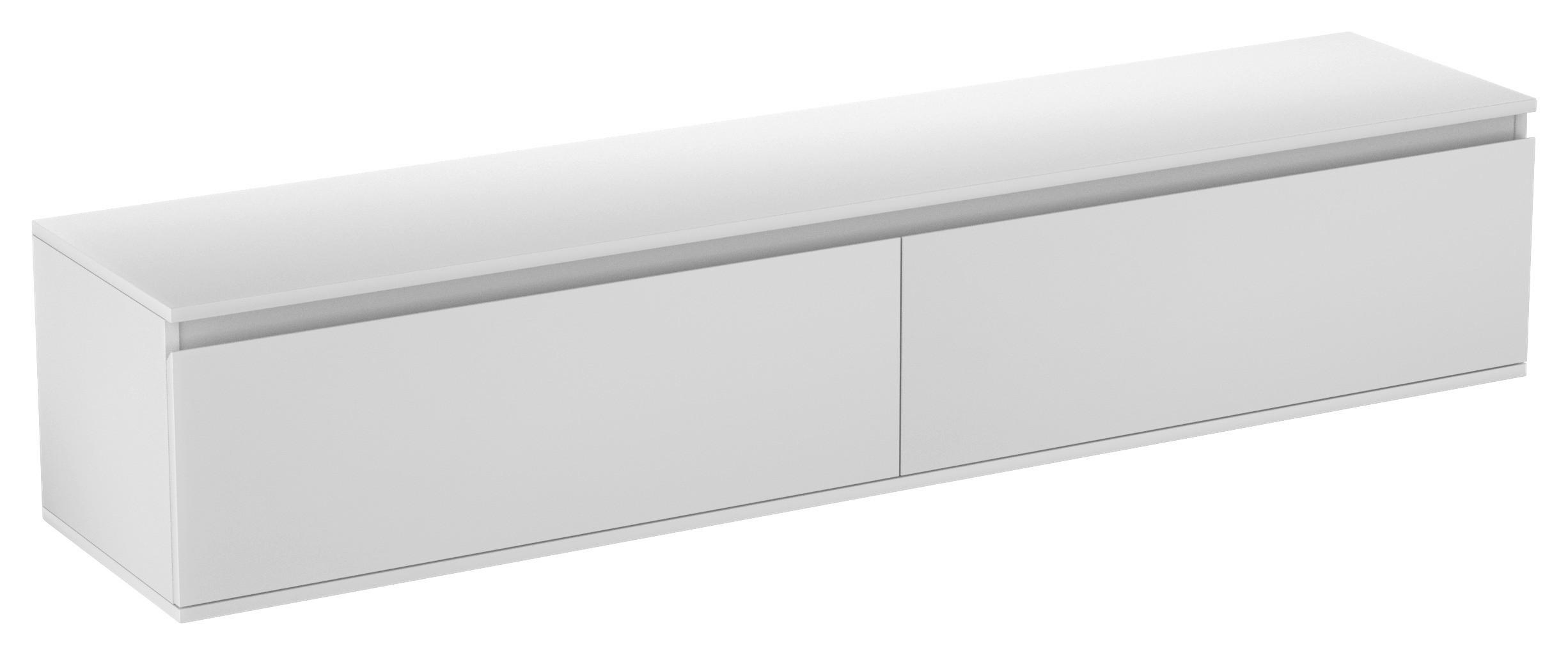 LOWBOARD  in 180/30/33 cm  - Weiß, Design, Holzwerkstoff (180/30/33cm) - Boxxx