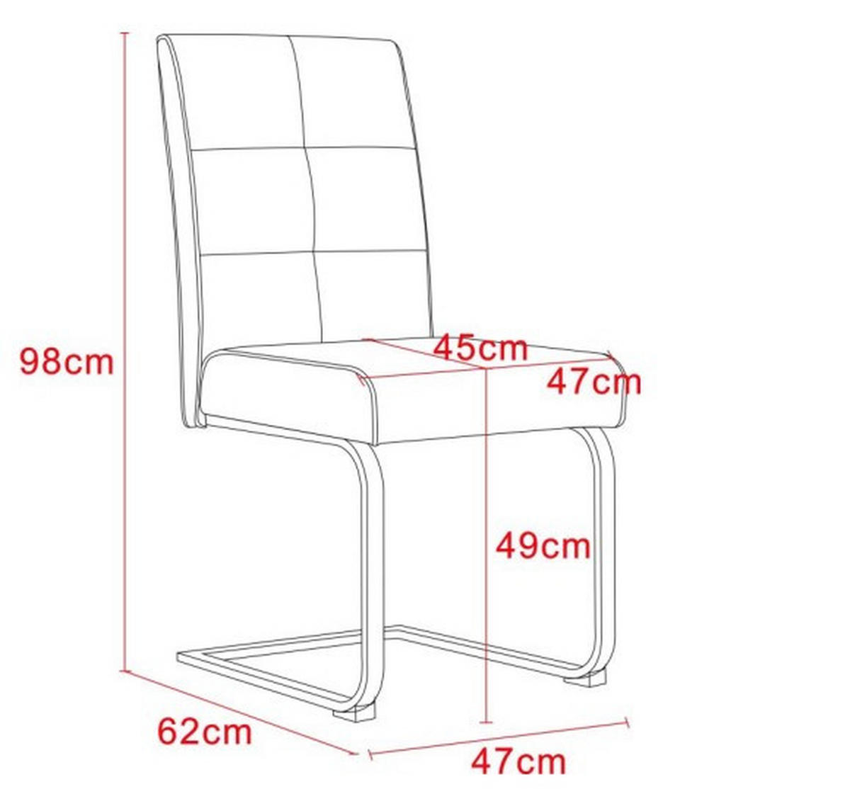 SCHWINGSTUHL   Mikrofaser  - Schwarz/Braun, Modern, Holz/Textil (47/98/62cm) - Livetastic