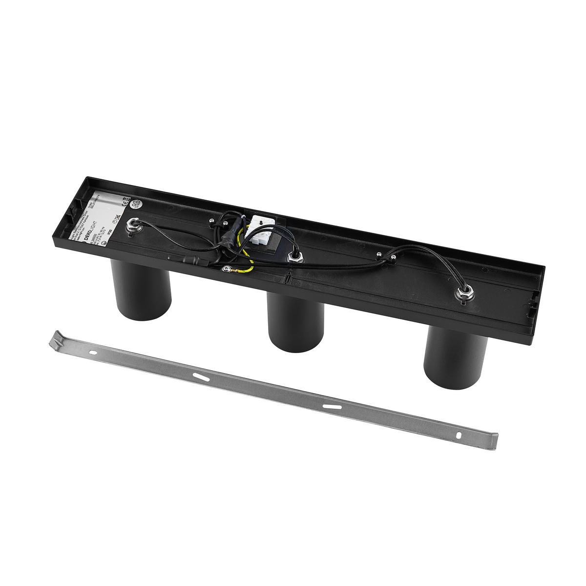 DECKENSTRAHLER - Schwarz, Design, Metall (48/9/12,5cm)