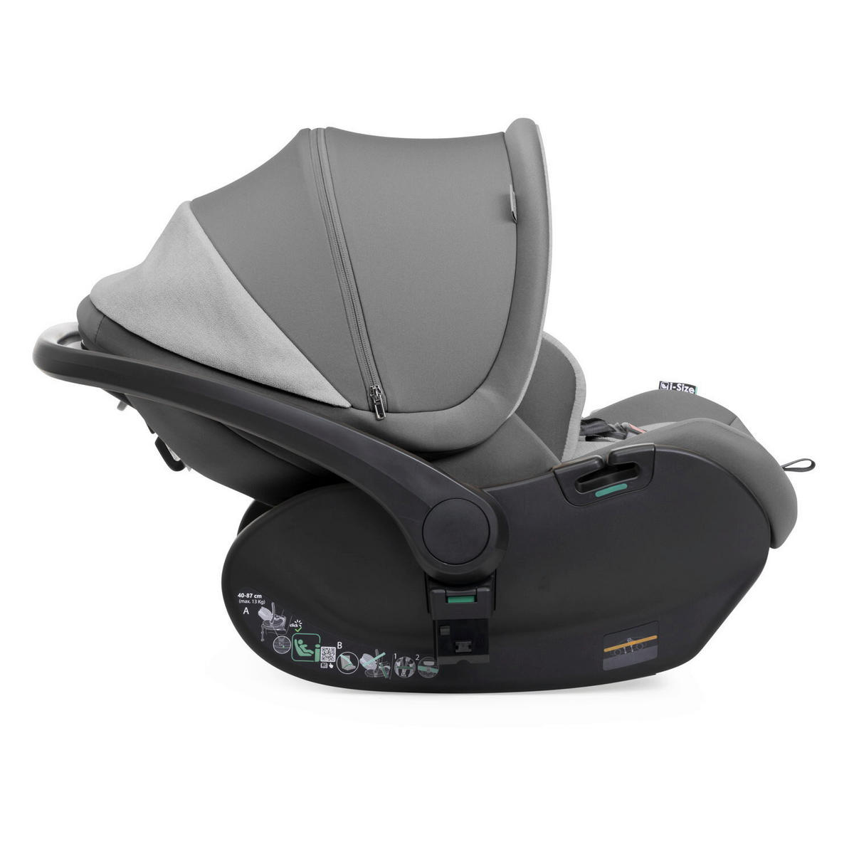 KINDERAUTOSITZ First Seat Recline I-Size   - Grau, Basics, Textil (44/58/60/65cm) - Chicco