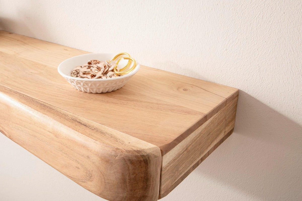 WANDBOARD in 100/8/20 cm Akaziefarben  - Akaziefarben, Design, Holz (100/8/20cm) - Livetastic