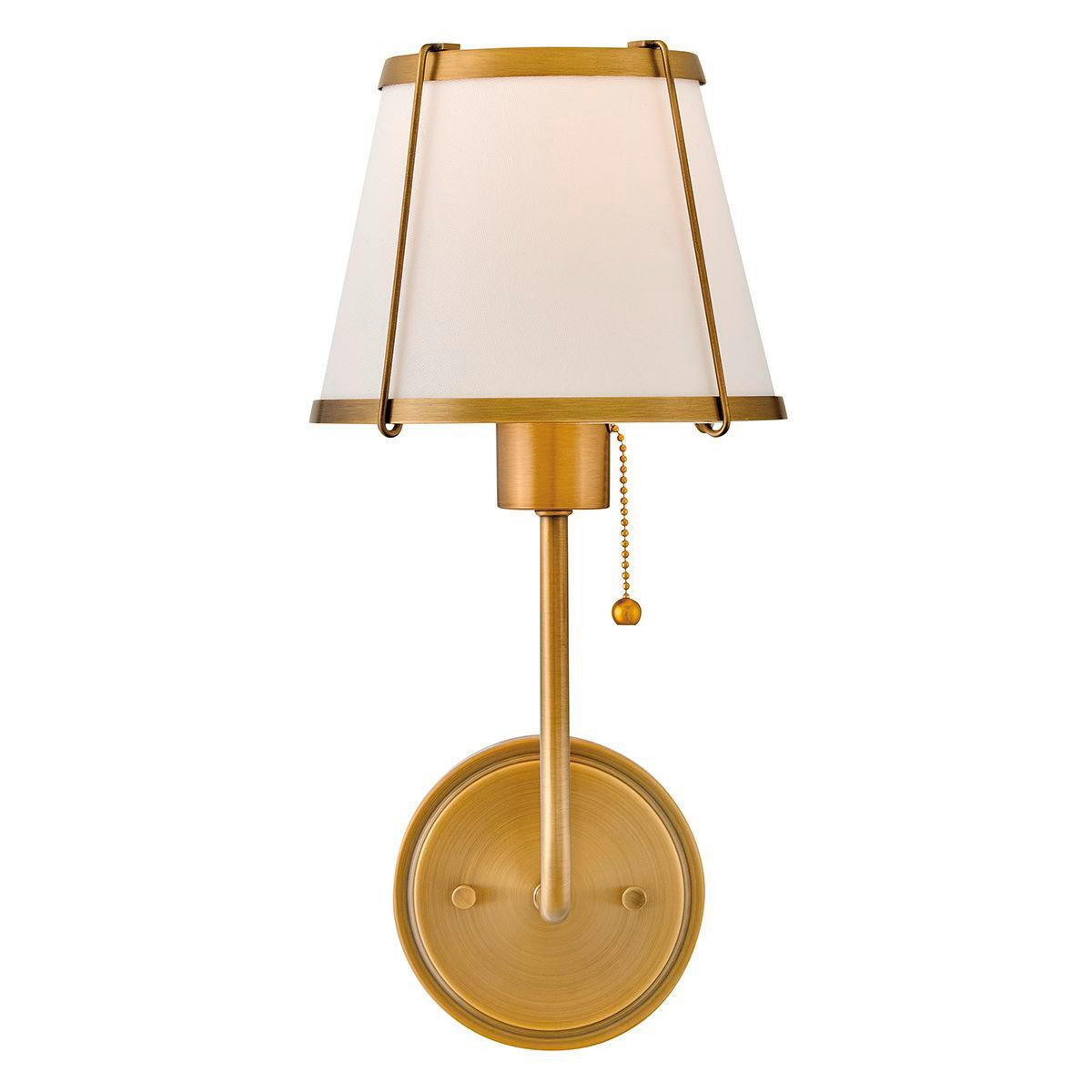 WANDLEUCHTE - Perlmutt/Goldfarben, Konventionell, Metall (40/18,4/22,2cm)