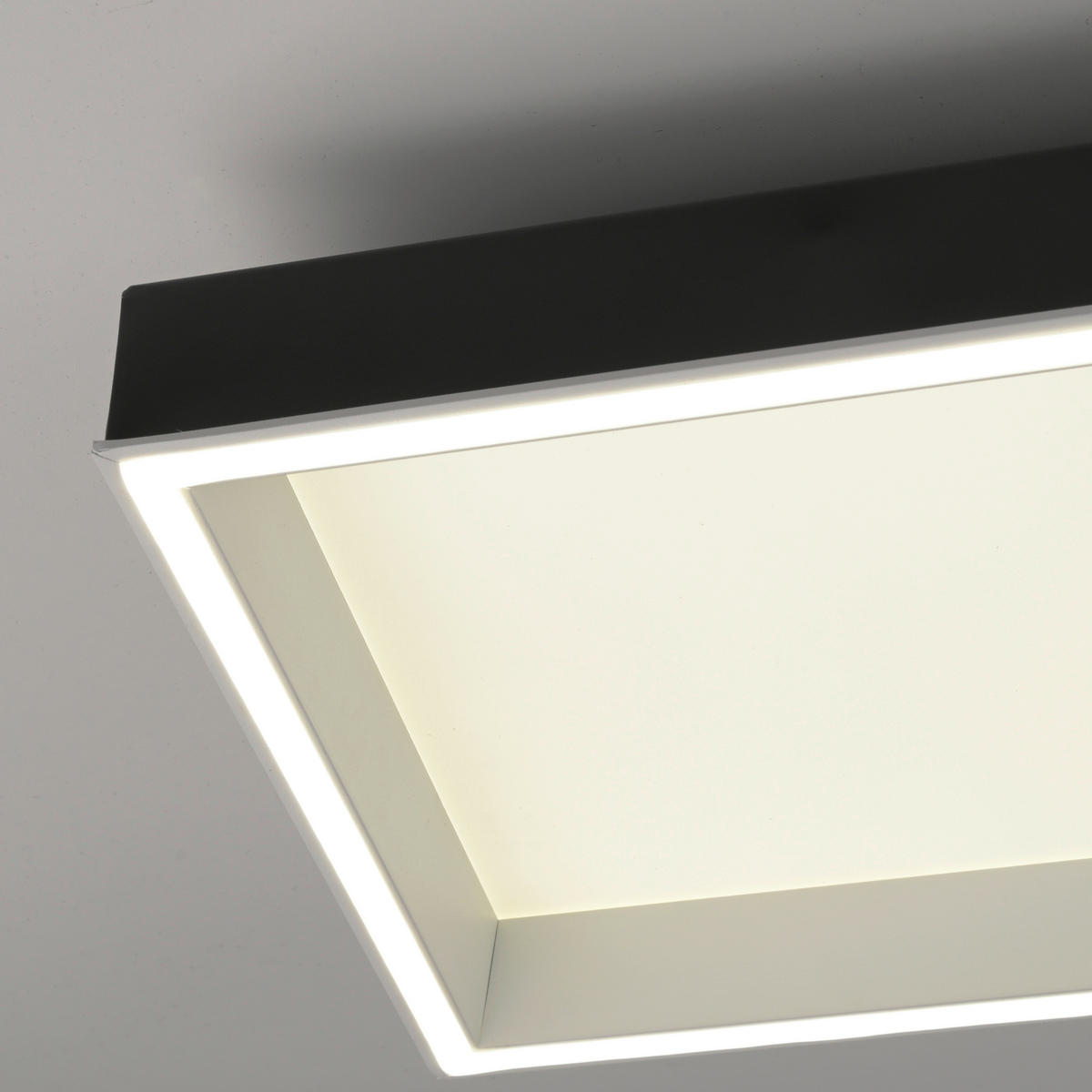 LED-DECKENLEUCHTE  Smart 120/30/8.4 cm   - Schwarz, Basics, Kunststoff/Metall (120/30/8.4cm) - Paul Neuhaus