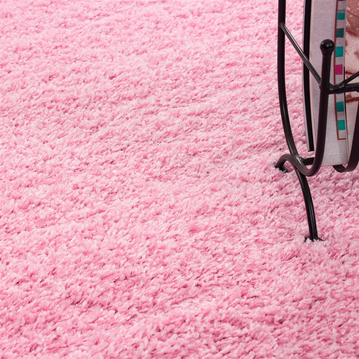 HOCHFLORTEPPICH 200/200 cm Life Rosa  - Rosa, KONVENTIONELL, Textil (200/200cm) - Novel