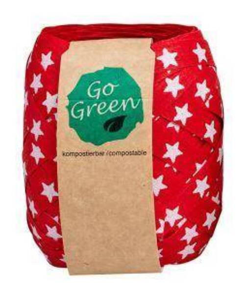 GESCHENKBAND  - Rot, KONVENTIONELL, Textil (0,1/1200cm)