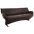 SITZBANK 216/89/74 cm in Braun, Edelstahlfarben - Edelstahlfarben/Beige, Design, Leder/Metall (216/89/74cm) - Ambiente SITZBANK 216/89/74 cm in Braun, Edelstahlfarben - Edelstahlfarben/Beige, Design, Leder/Metall (216/89/74cm) - Ambiente