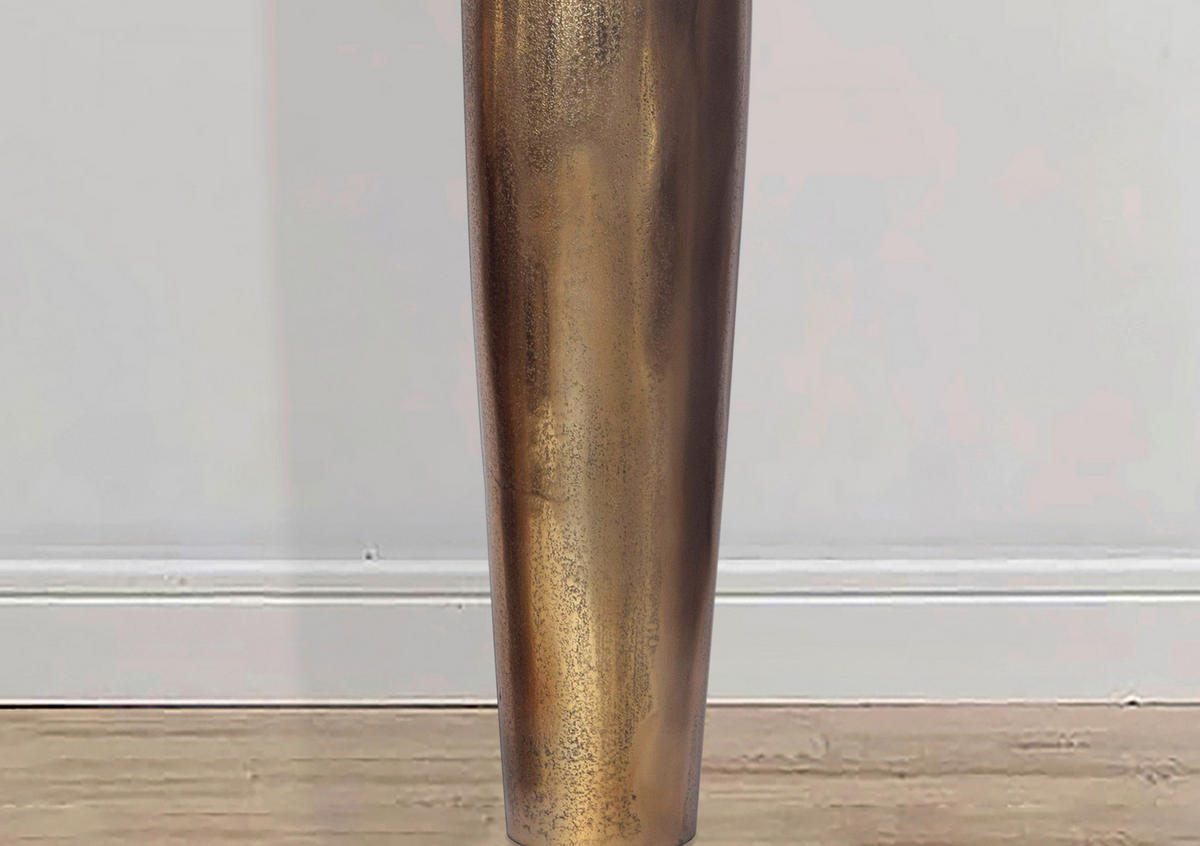 DEKORVAS  - guldfärgad, Design, metall (13/75/13cm) - Livetastic