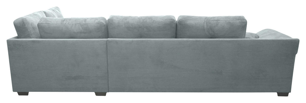 ROHOVÁ SEDAČKA, textil, světle šedá - šedá/barvy stříbra, Konvenční, dřevo/textil (298/202cm) - Carryhome