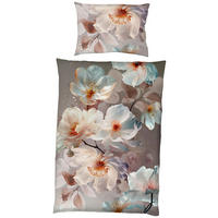 BETTWÄSCHE 2-teilig Mother of Pearl Makosatin 140/200 cm  - Champagner, Basics, Textil (140/200cm) - Kaeppel