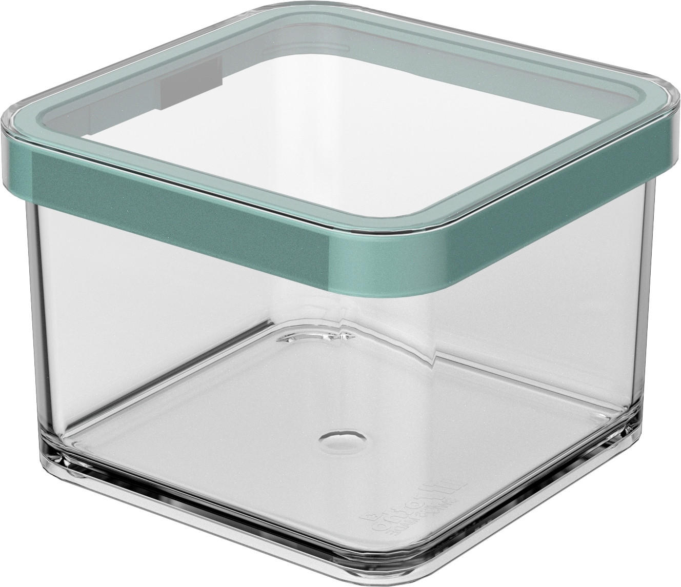 POSODA ZA SHRANJEVANJE  LOFT    10/10/7,2 cm         - modra/zelena, Basics, umetna masa (10/10/7,2cm) - Rotho