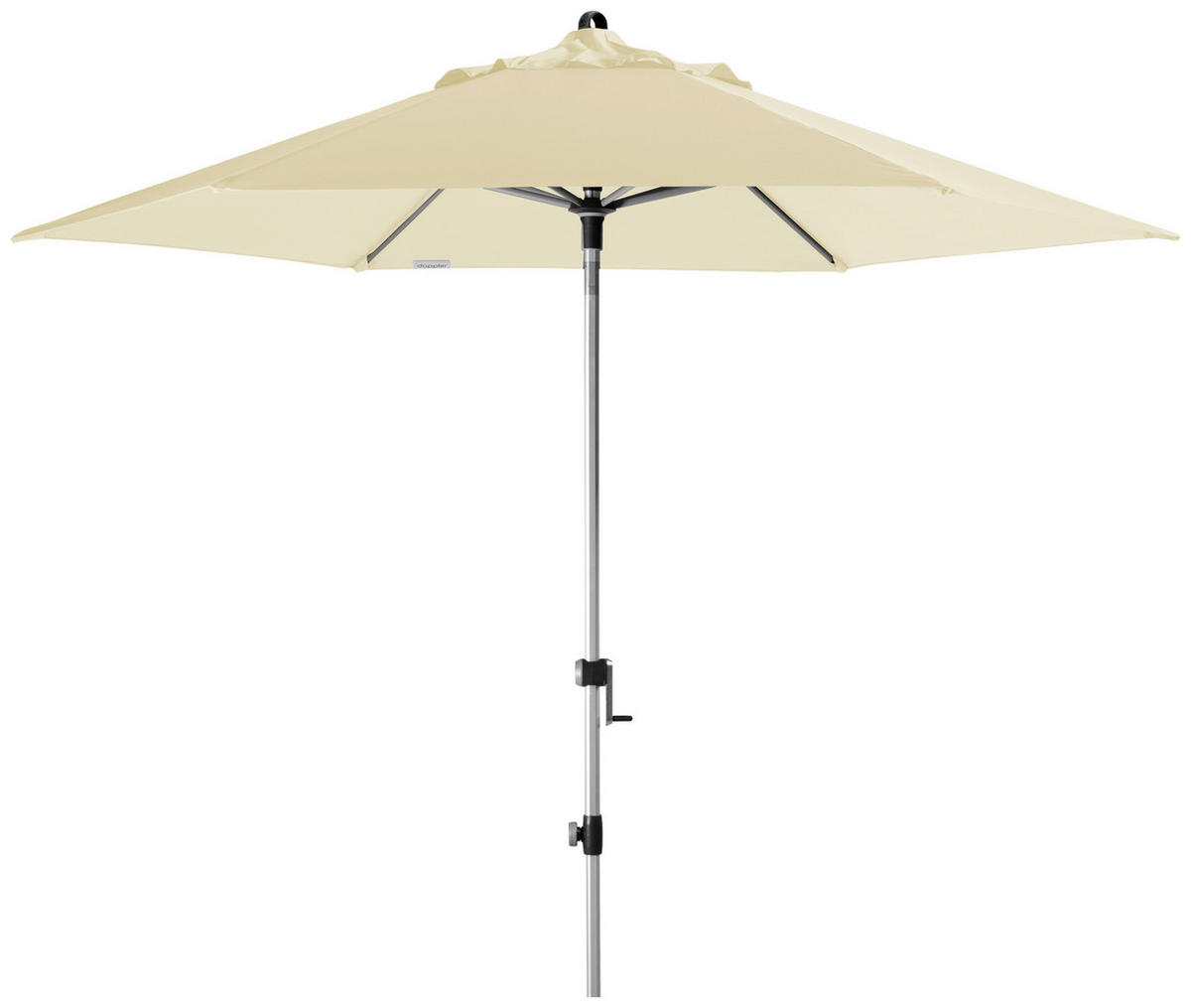 SONNENSCHIRM 280 cm Naturfarben  - Silberfarben/Naturfarben, Basics, Textil/Metall (280/280cm) - Doppler