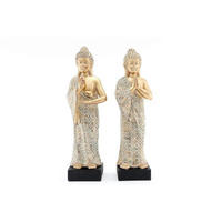 BUDDHA  - aranyszínű, Basics, műanyag (12.5/41/10cm)