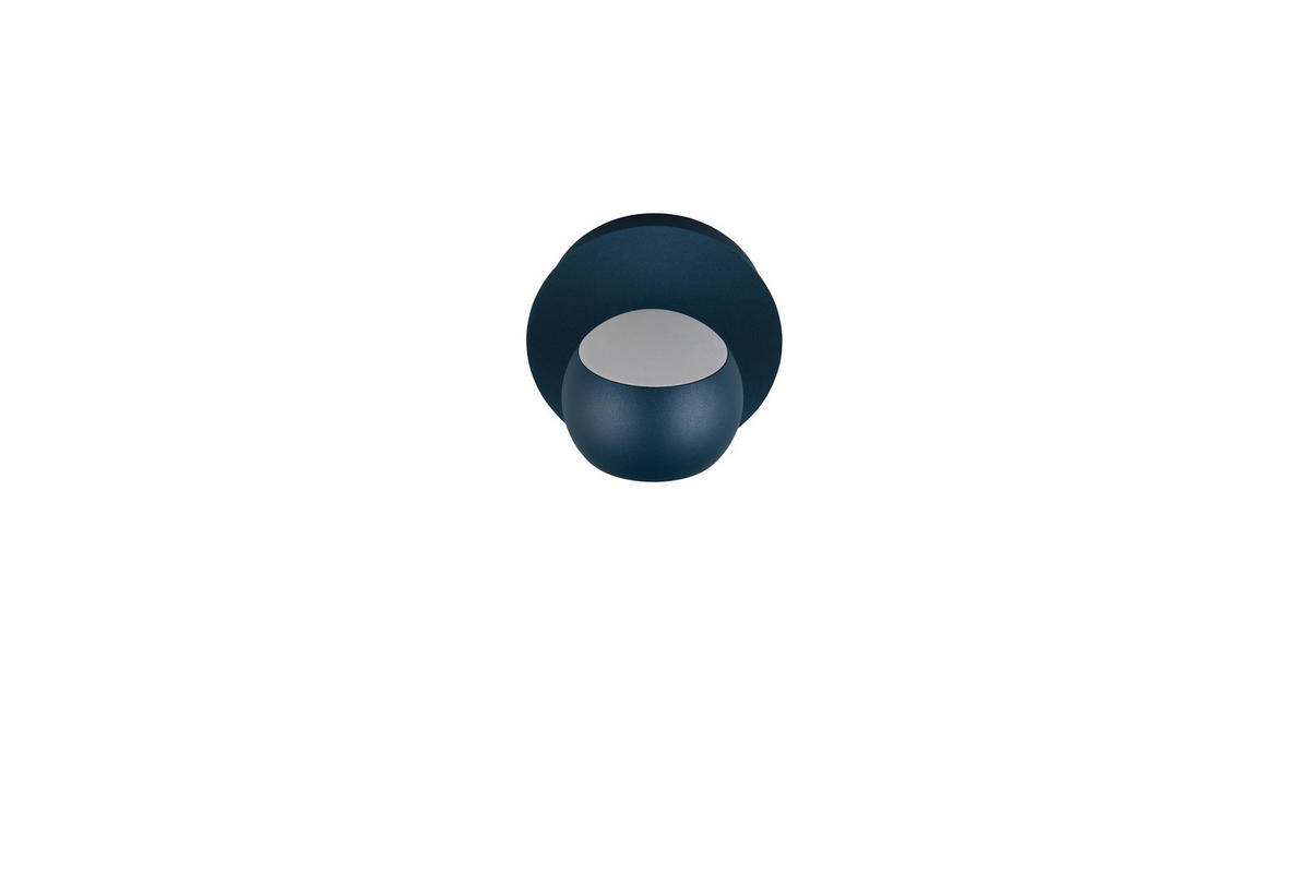 LED-WANDLEUCHTE Cannon 14,5/14,5 cm   - Blau, KONVENTIONELL, Metall (14,5/14,5cm) - Musterring