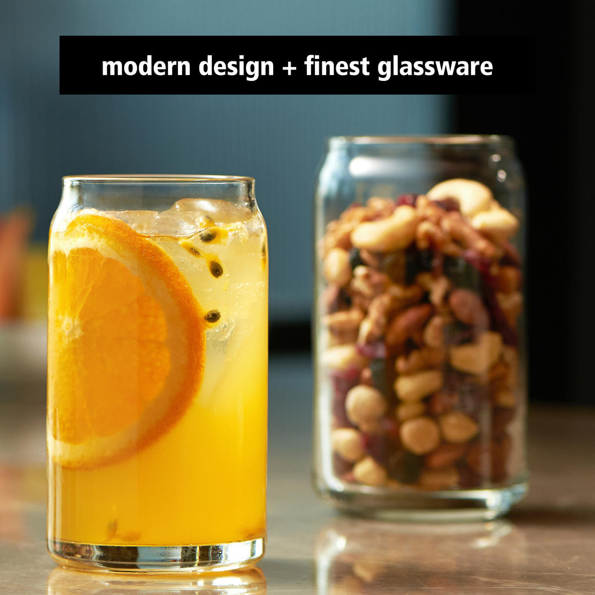 GLÄSERSET GLASS CANS  12-teilig  - Klar, Basics, Glas (7,5/13,5cm)