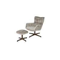 RELAXSESSELSET in Holz Grau, Kupferfarben  - Grau/Kupferfarben, MODERN, Holz (83/88/80cm) - MID.YOU