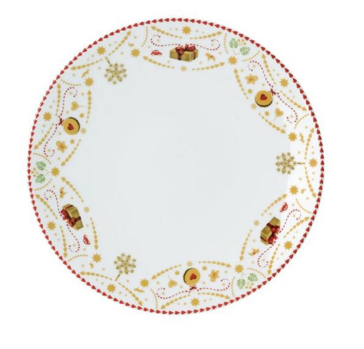 TANJUR  22 cm           CHRISTMAS LOVE   - bijela/žuta, Basics, keramika (22cm) - Hutschenreuther