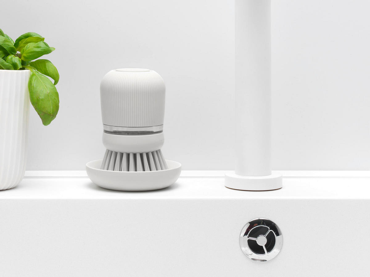 DISKBORSTE - ljusgrå, Design, plast (8,5/10,5/8,5cm) - Brabantia