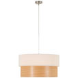 HÄNGELEUCHTE 45/120 cm  - Creme, MODERN, Holz/Kunststoff (45/120cm) - Novel